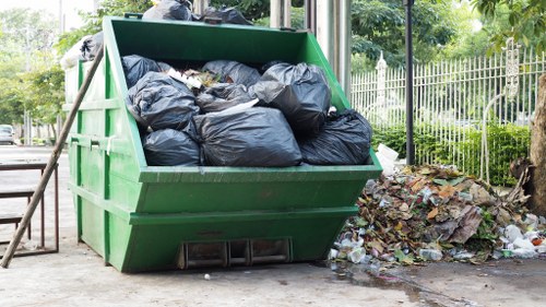 Professional team managing commercial waste in Slough